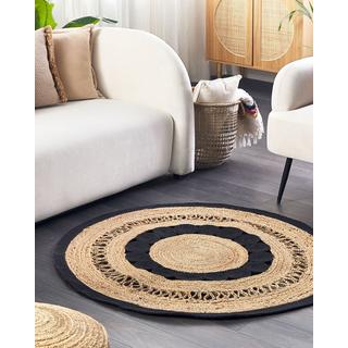 Beliani Tapis en Jute Boho YOZGAT  