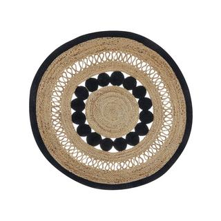 Beliani Tapis en Jute Boho YOZGAT  