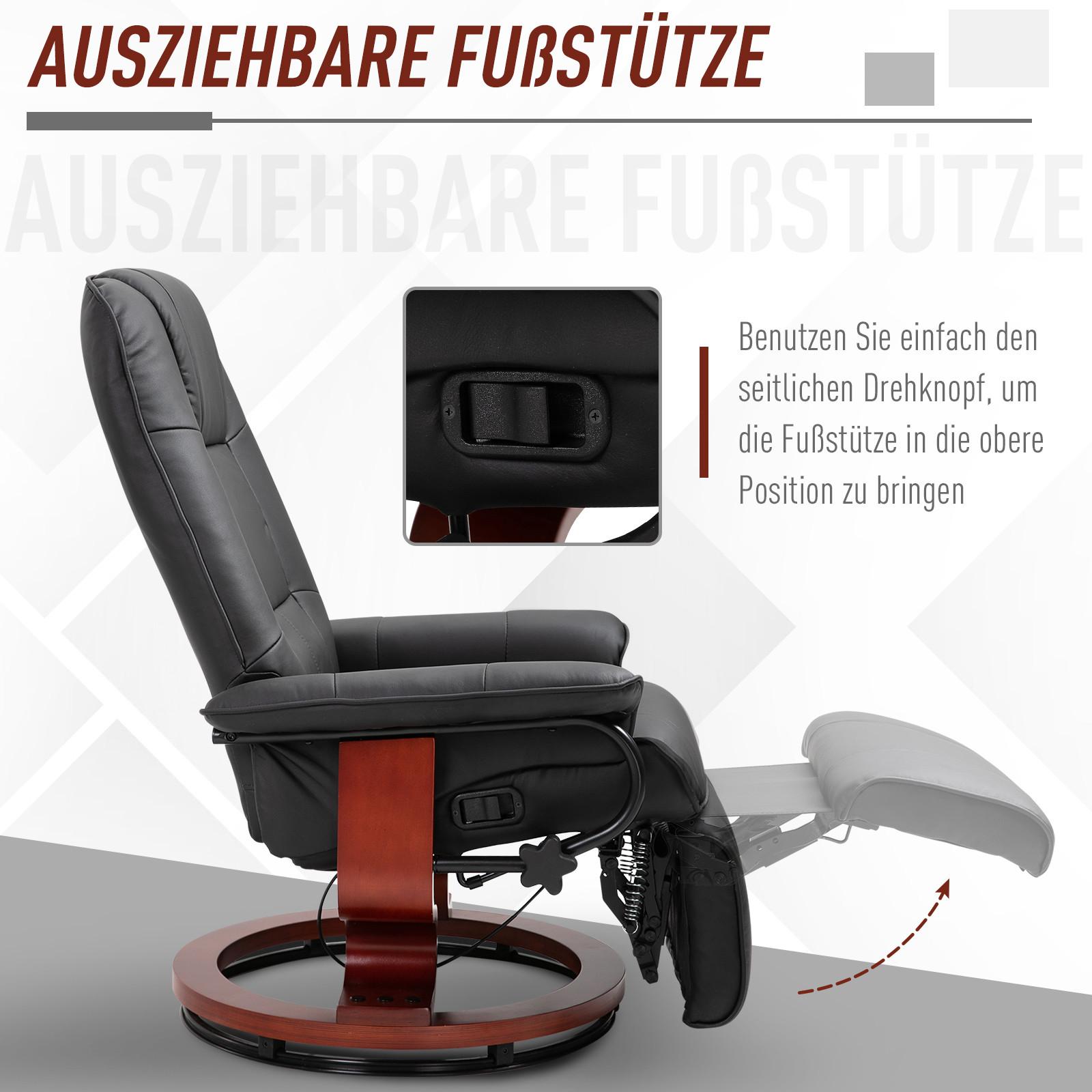 HOMCOM Fauteuil de relaxation  