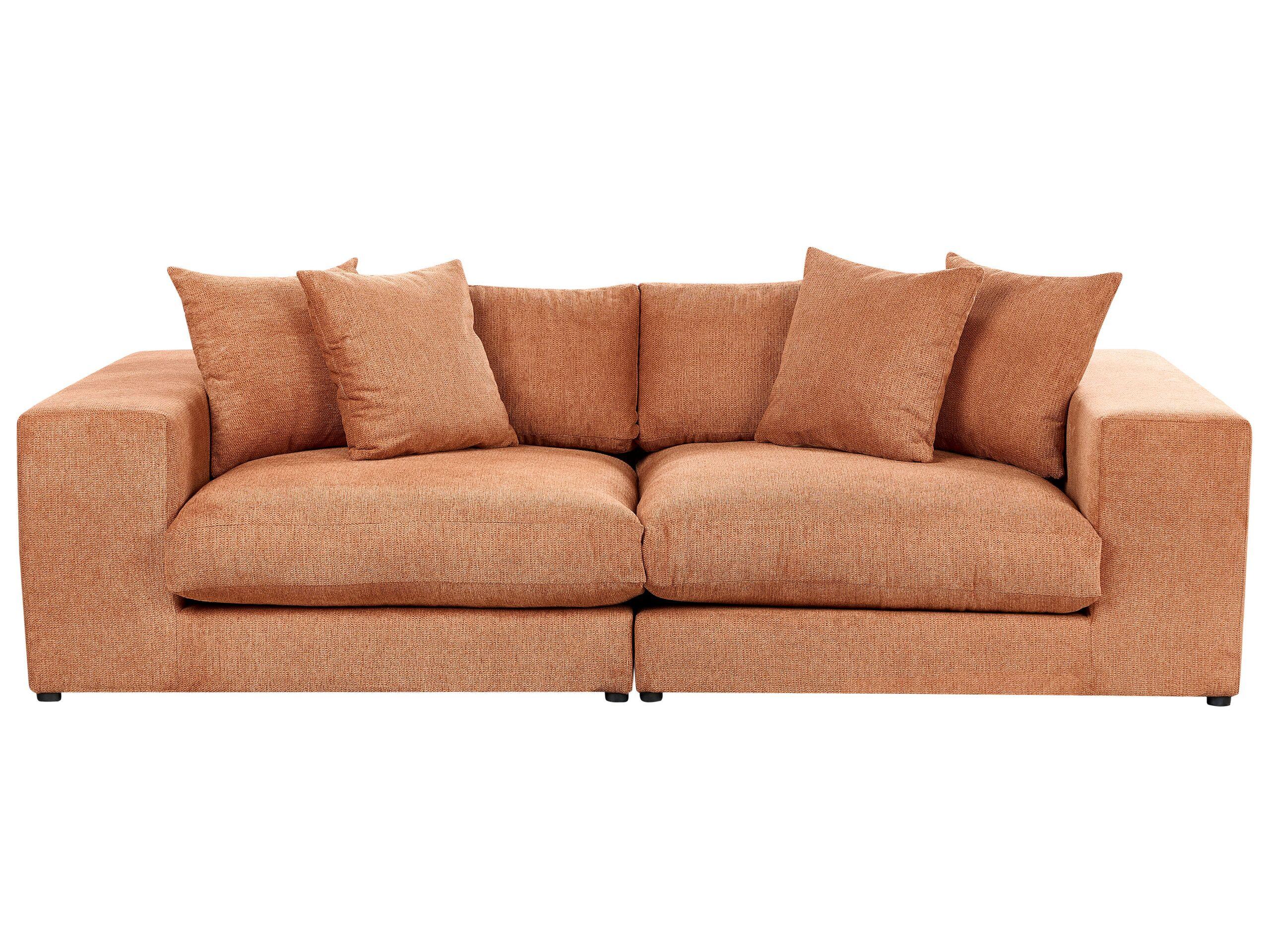 Beliani 3 Sitzer Sofa aus Polyester Modern GLORVIKA II  