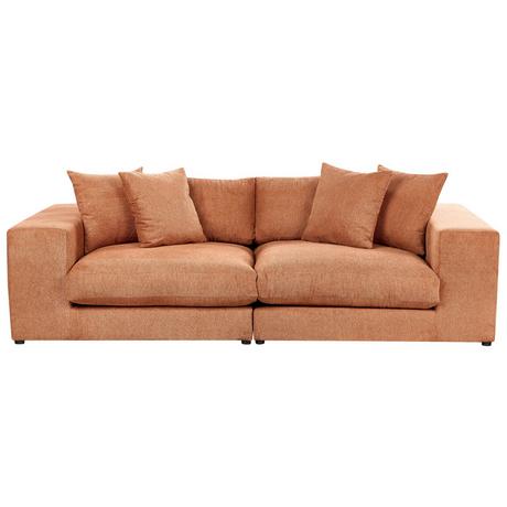 Beliani 3 Sitzer Sofa aus Polyester Modern GLORVIKA II  