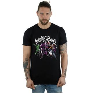 DC COMICS  Tshirt LOVEABLE ROGUES 