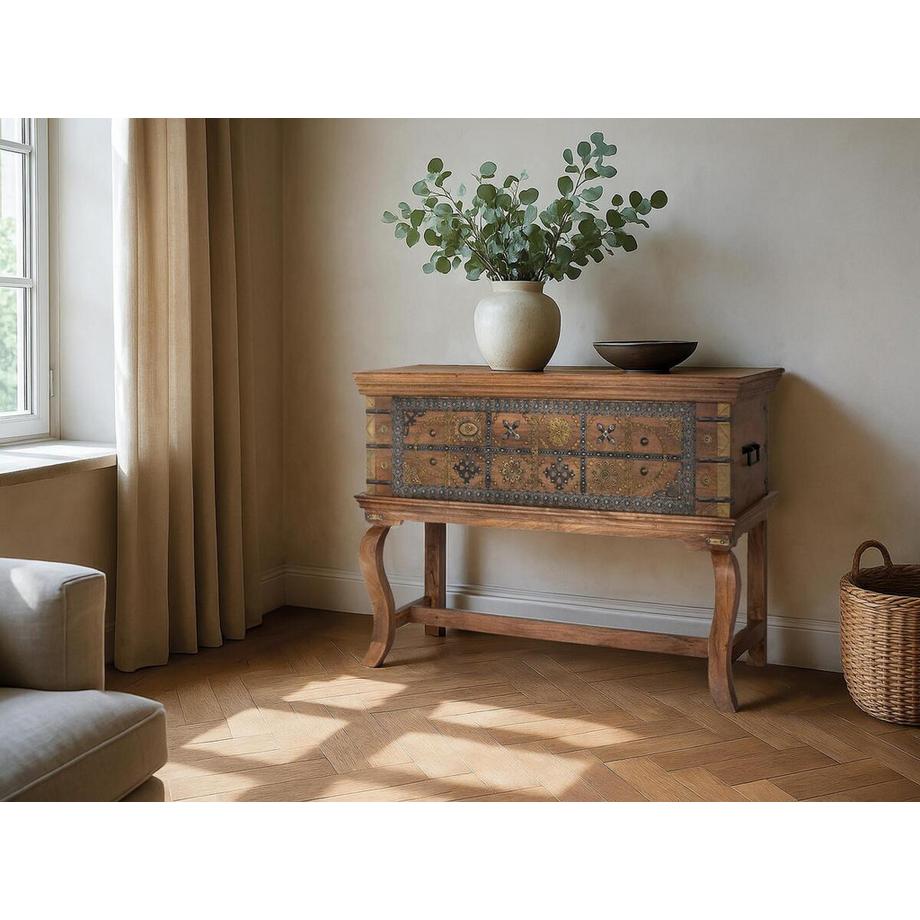 mutoni inspiration Console Maravilla bois de manguier naturel 116  