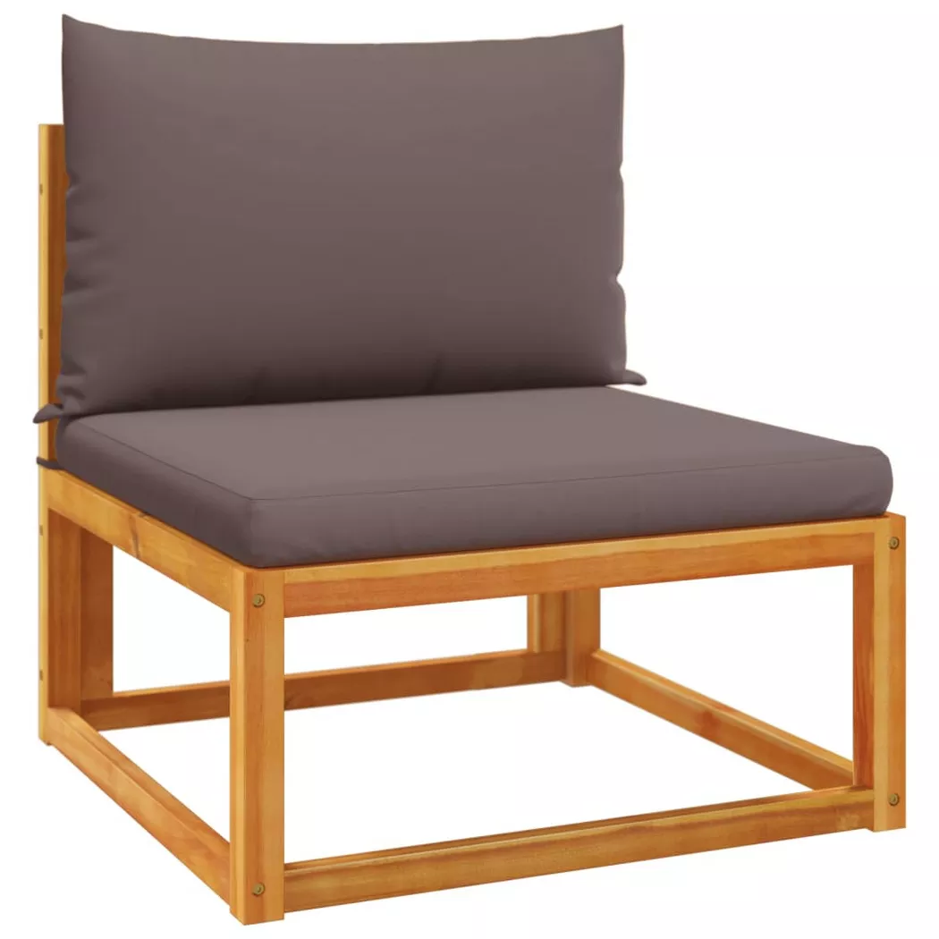 VidaXL - divano da giardino Legno di acacia, One Size, Marrone