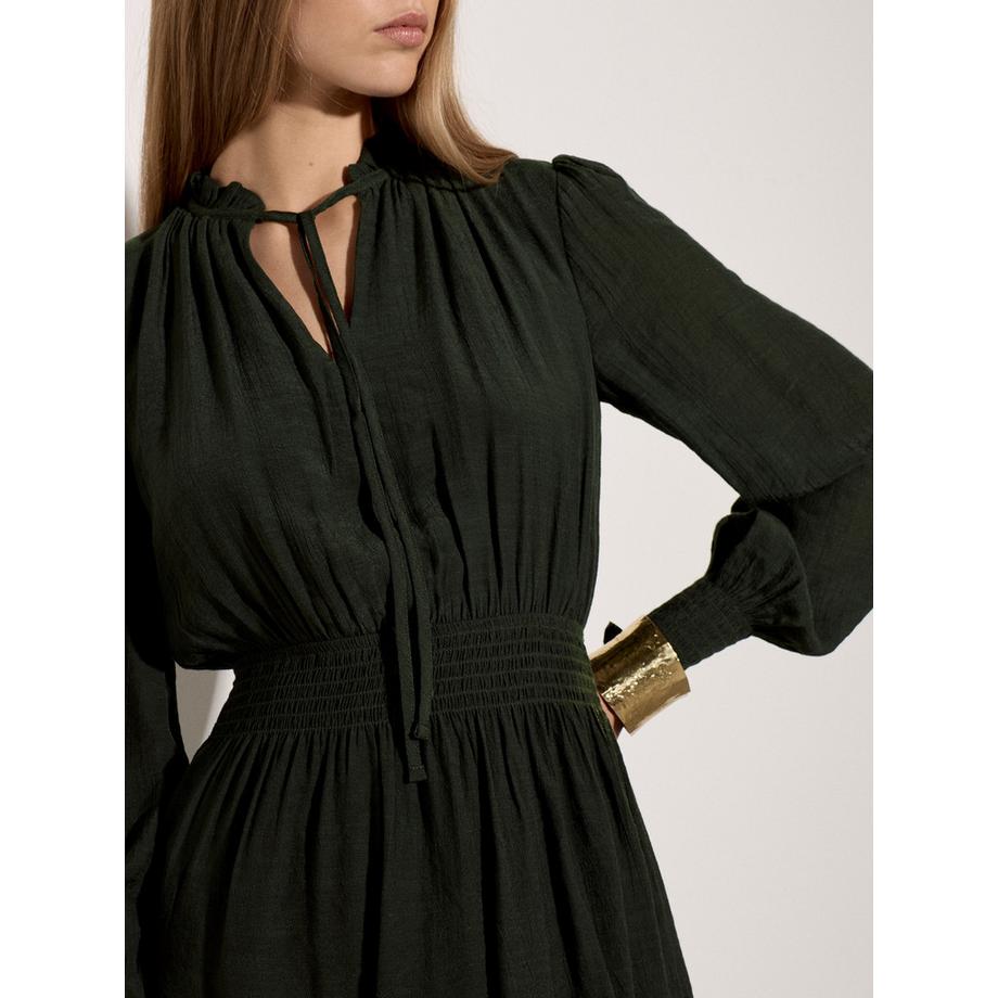APRICOT Mini-robe à volants au col  
