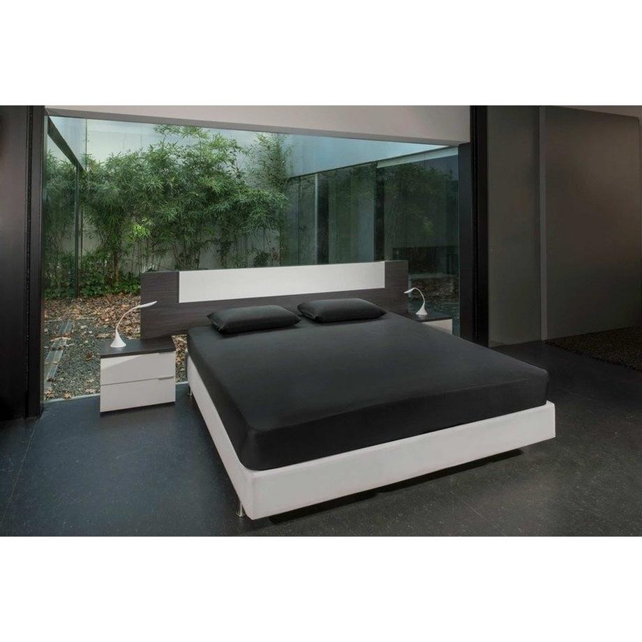 Mara Vital Tencel Fixleintuch Schwarz  