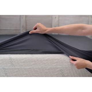 Mara Vital Tencel Fixleintuch Schwarz  