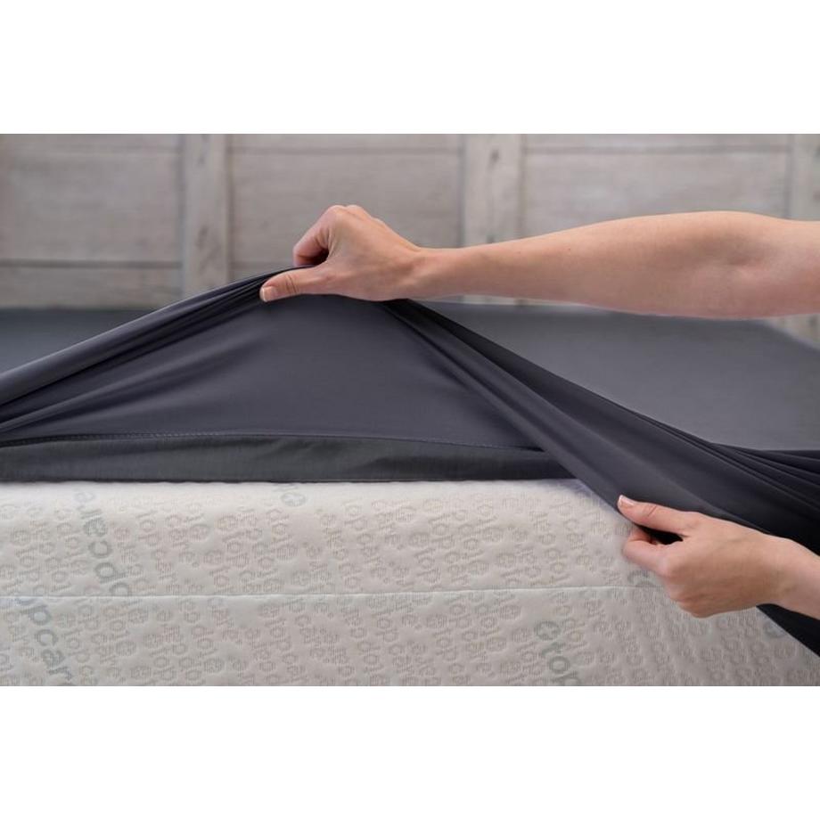 Mara Vital Tencel Fixleintuch Schwarz  