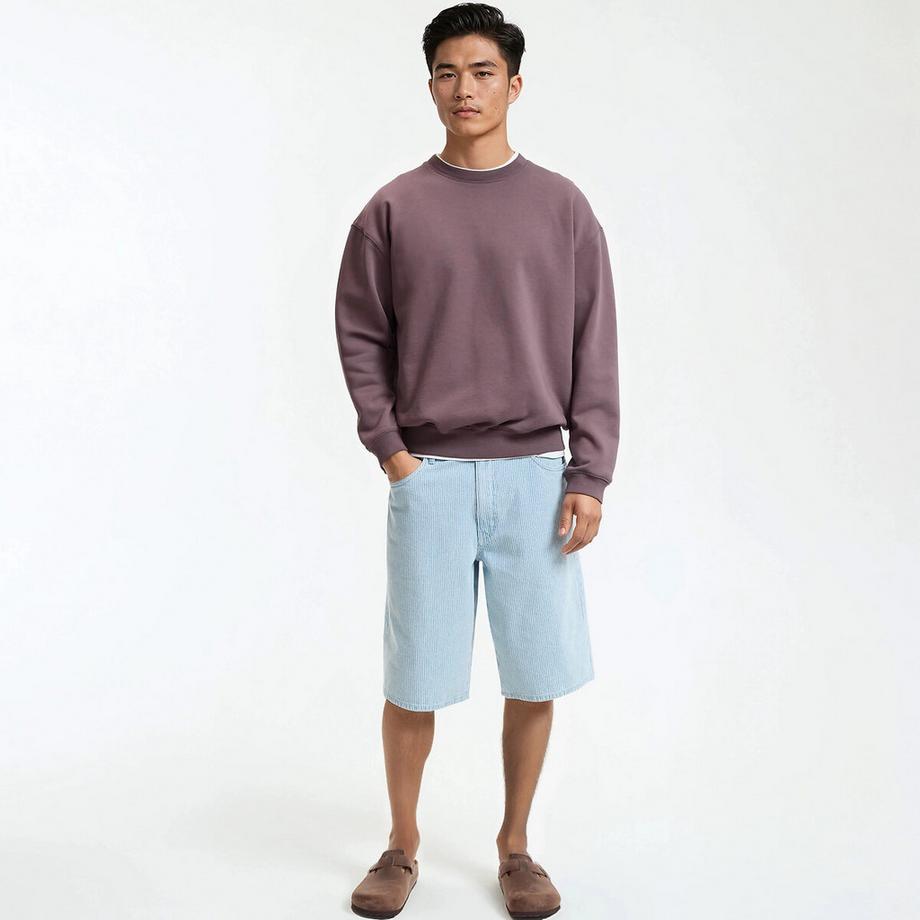 La Redoute Collections Bermuda in denim a righe  