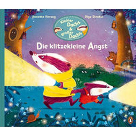 Kleiner Dachs & großer Dachs - Die klitzekleine Angst Herzog, Annette; Strobel, Olga (Illustrationen) Gebundene Ausgabe 