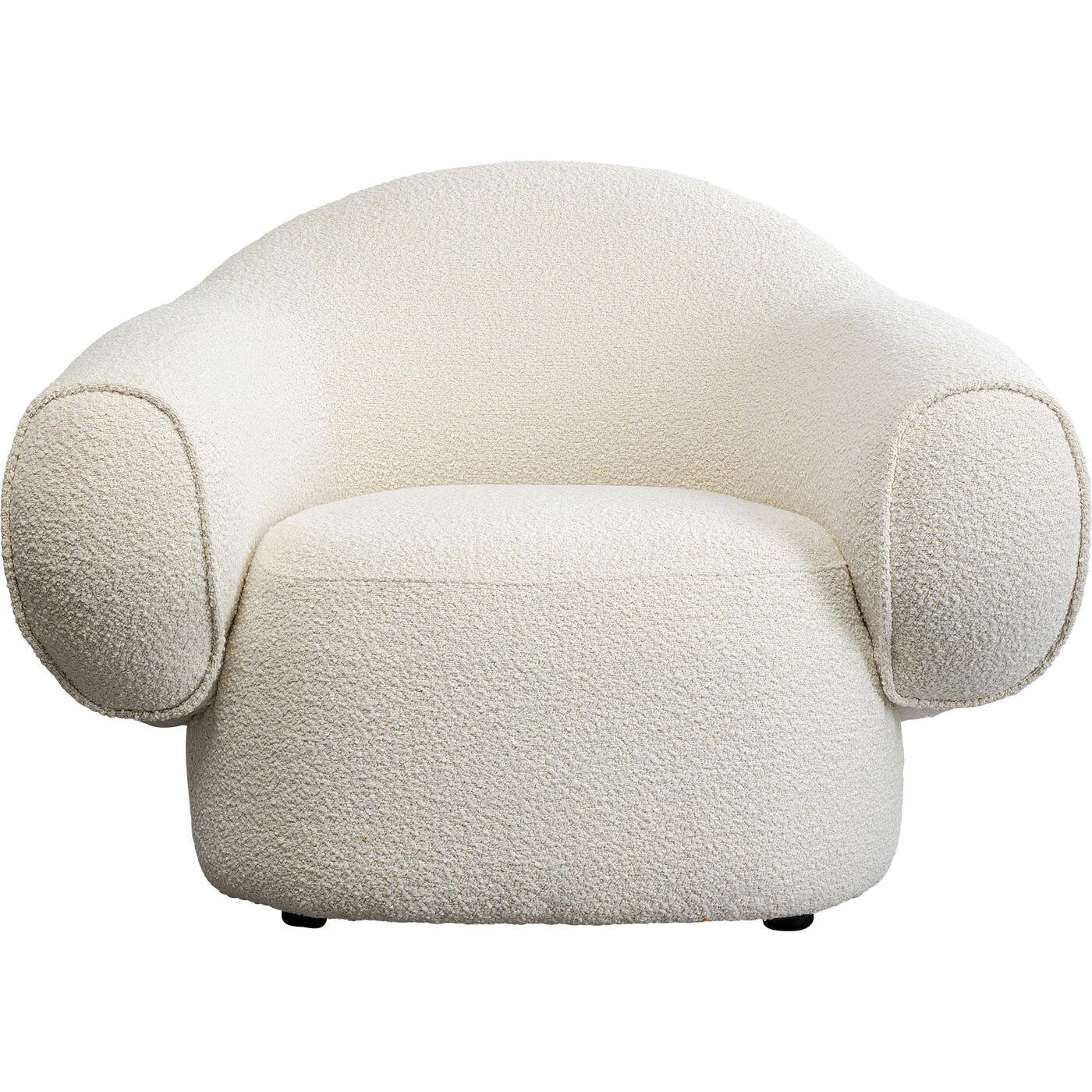 KARE Design Fauteuil Dreamy Boucle crème  