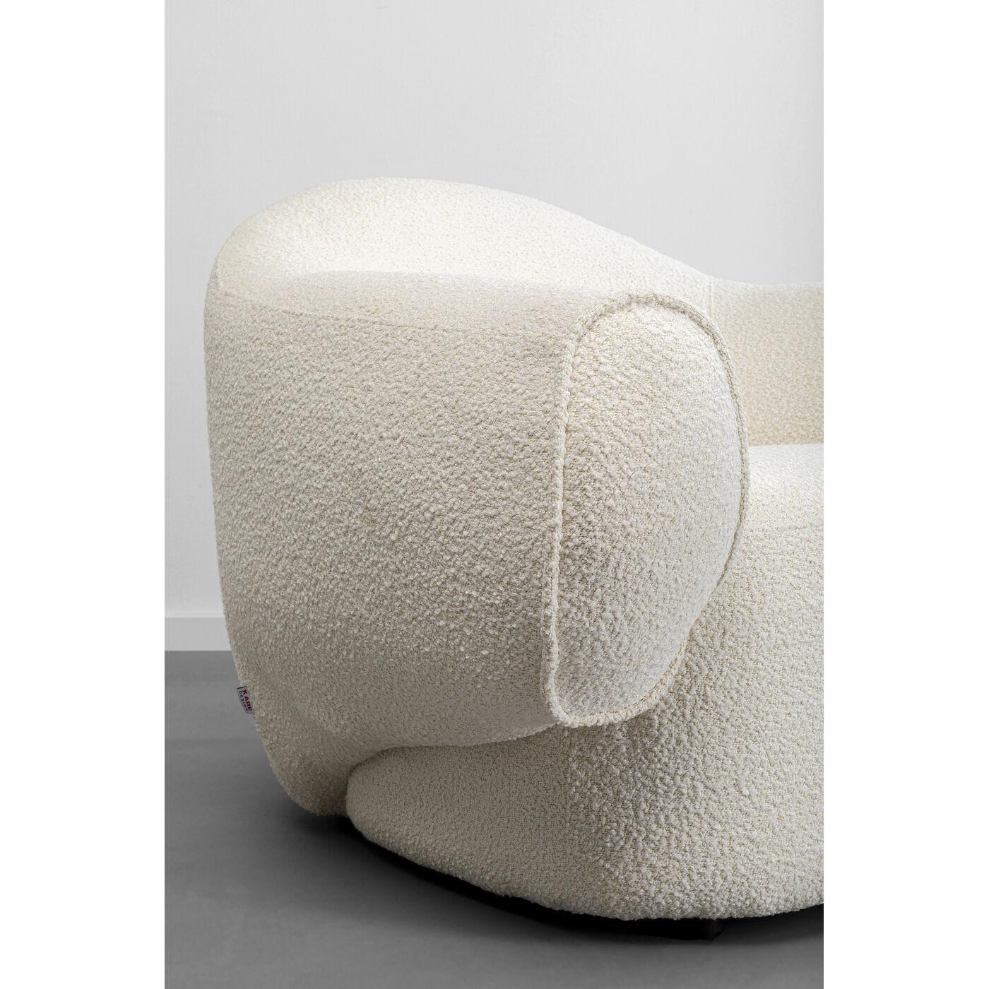 KARE Design Fauteuil Dreamy Boucle crème  