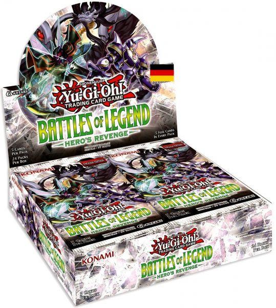 Yu-Gi-Oh!  Battles of Legend: Hero's Revenge Booster Display - 1. Auflage  - DE 