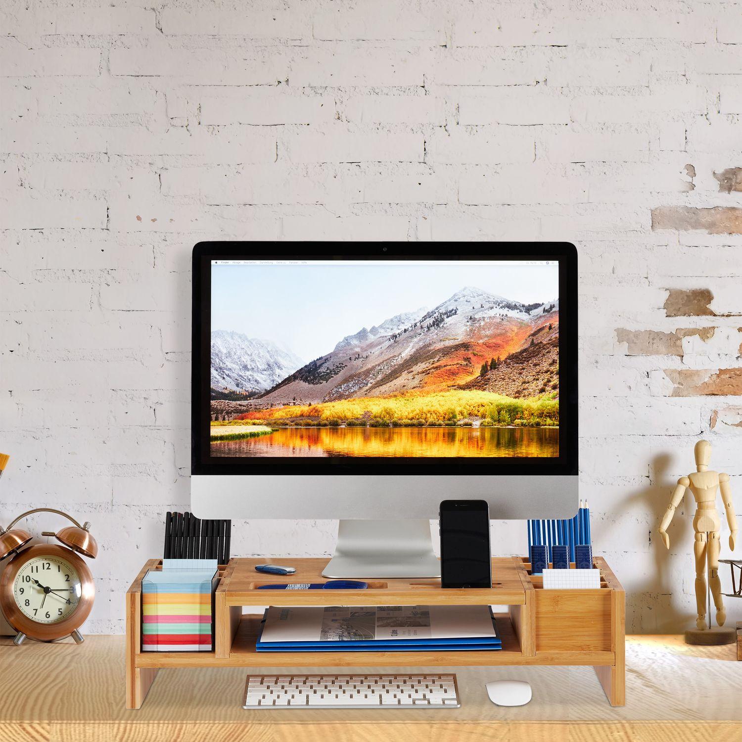 B2X Support d'écran avec rangement  