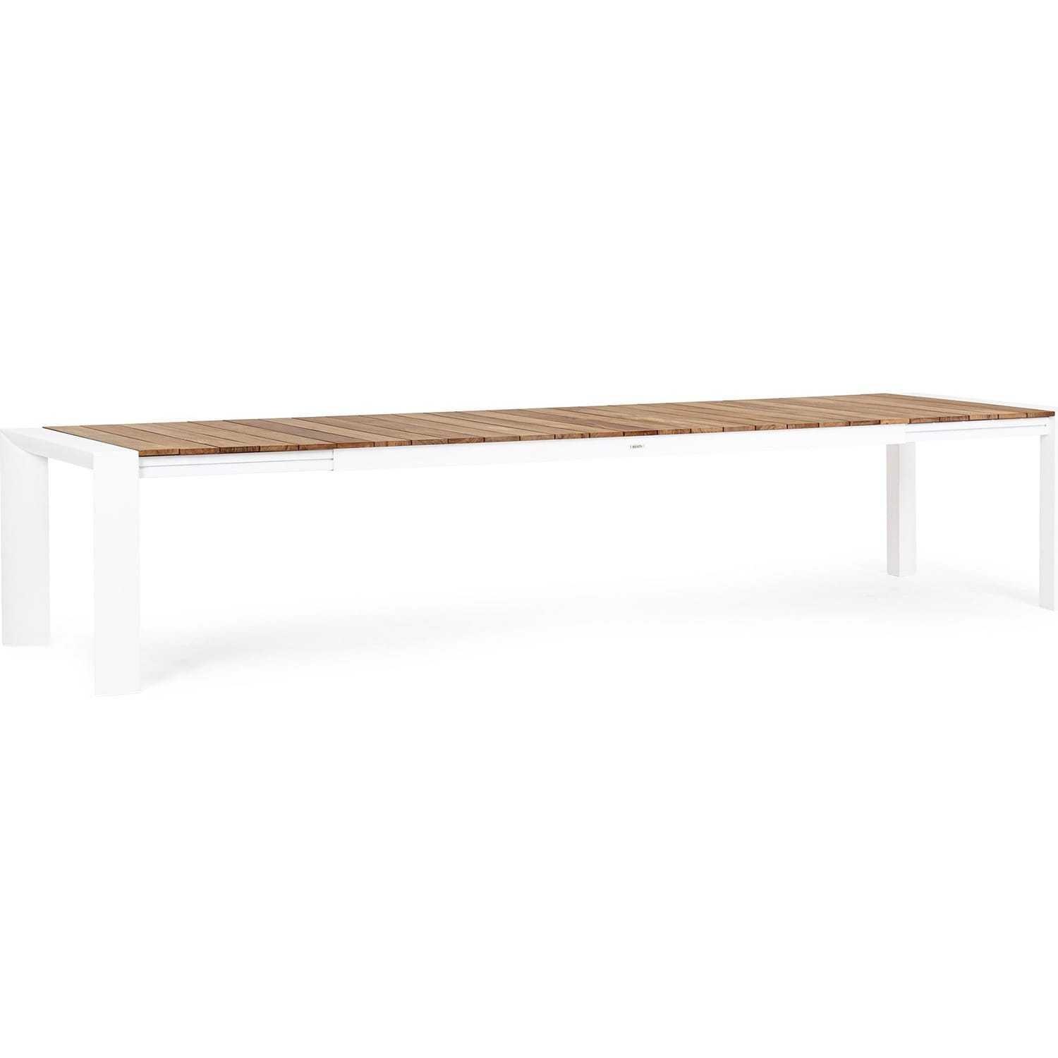 Image of Garten Ausziehtisch Cameron weiss 253-384x110 Garten Ausziehtisch Cameron weiss 253-384x110