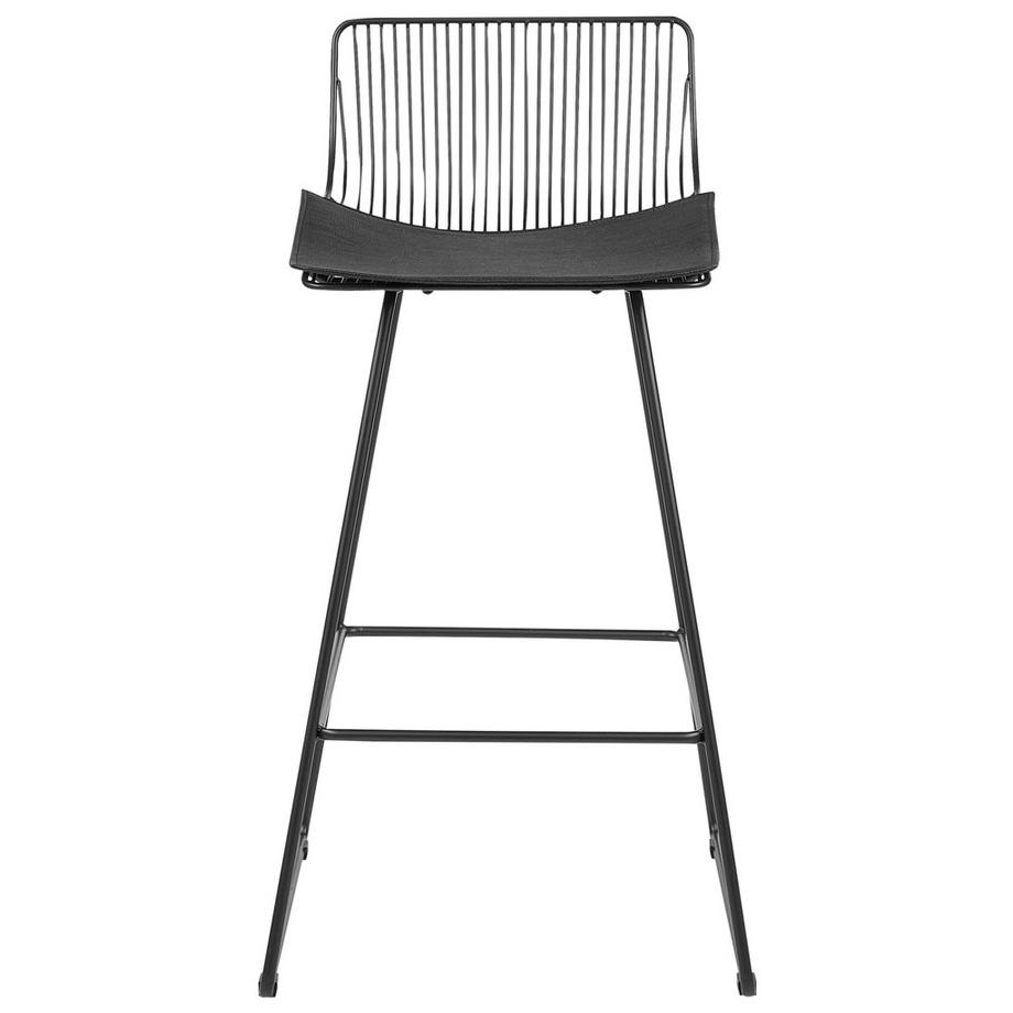 Beliani Set di 2 sedie alte en Acciaio Industriale FREDONIA  