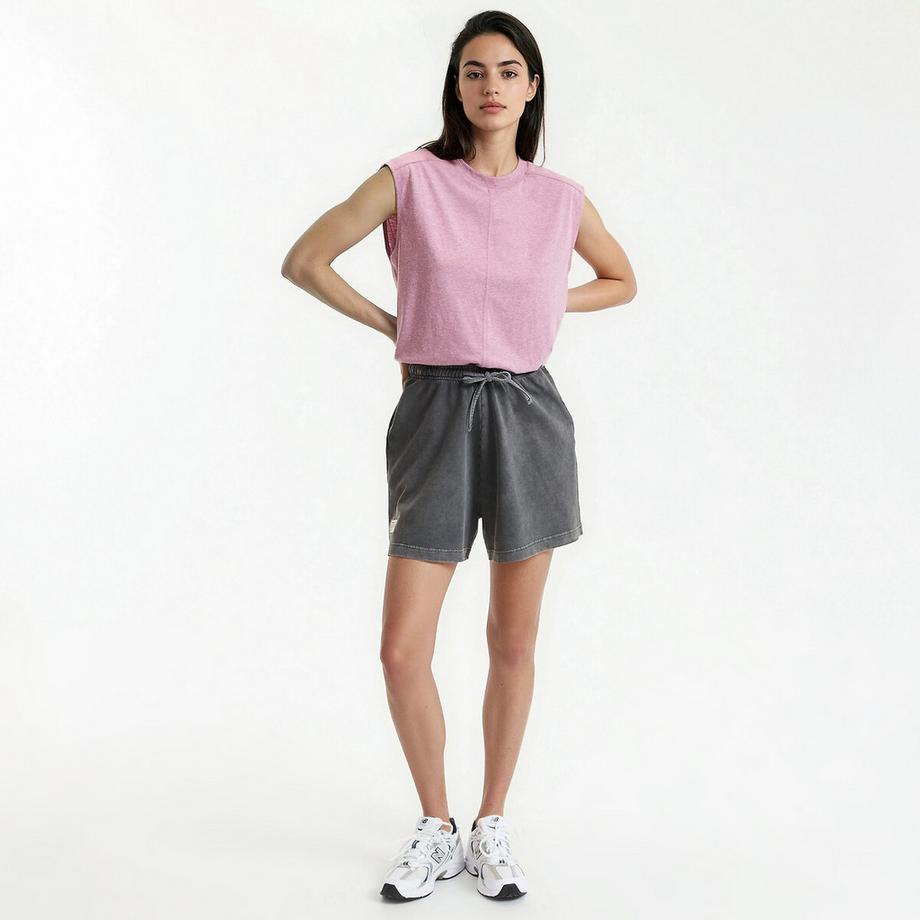 La Redoute Collections Top sans manches col rond  