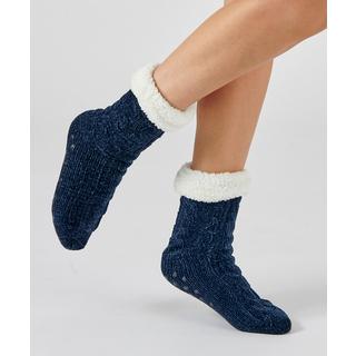 Damart  Socken aus kuscheligem Strick mit Zopfmuster 