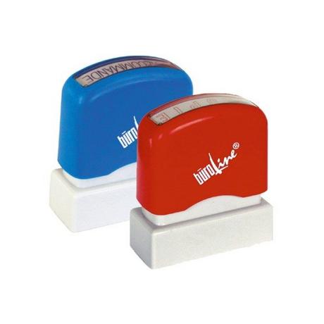 BÜROLINE BÜROLINE Stempel GEBUCHT 167043 rot  