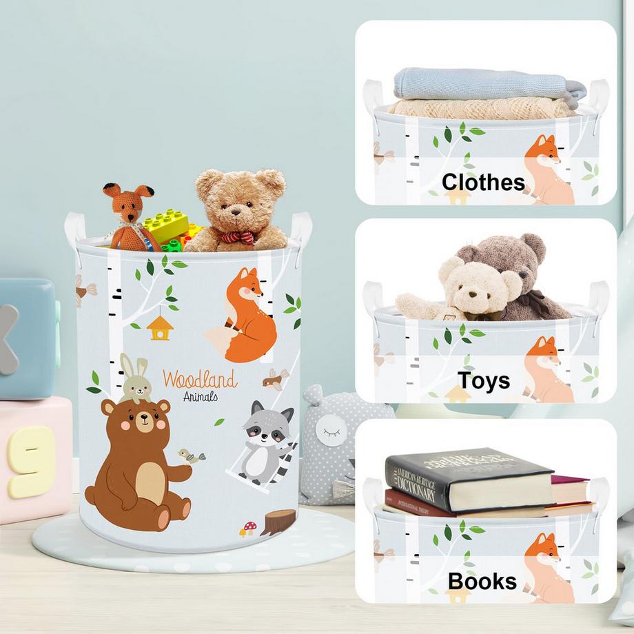 Alopini Baby-Wäschekorb Wäscheaufbewahrungskorb für das Kinderzimmer  