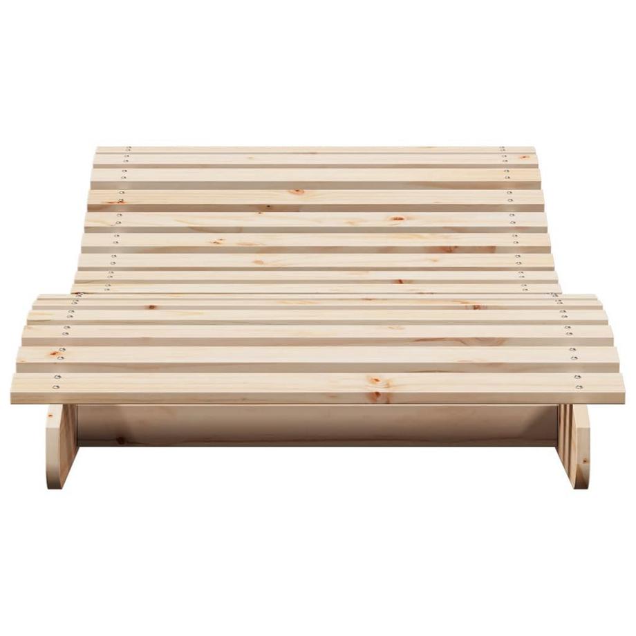 VidaXL Chaise longue bois de pin  