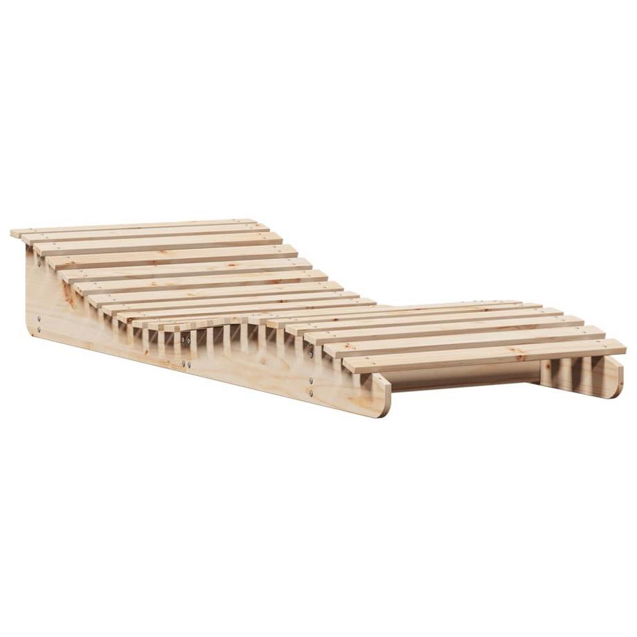 Chaise longue bois de pin