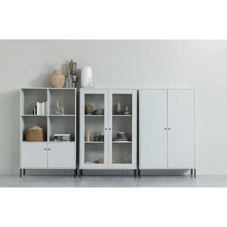 mutoni Schrank Xam offen Kiefer cloud grey 160x107  