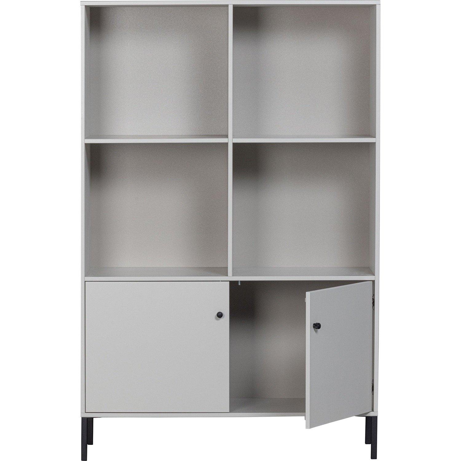 mutoni Xam credenza a giorno pino grigio nuvola 160x107  