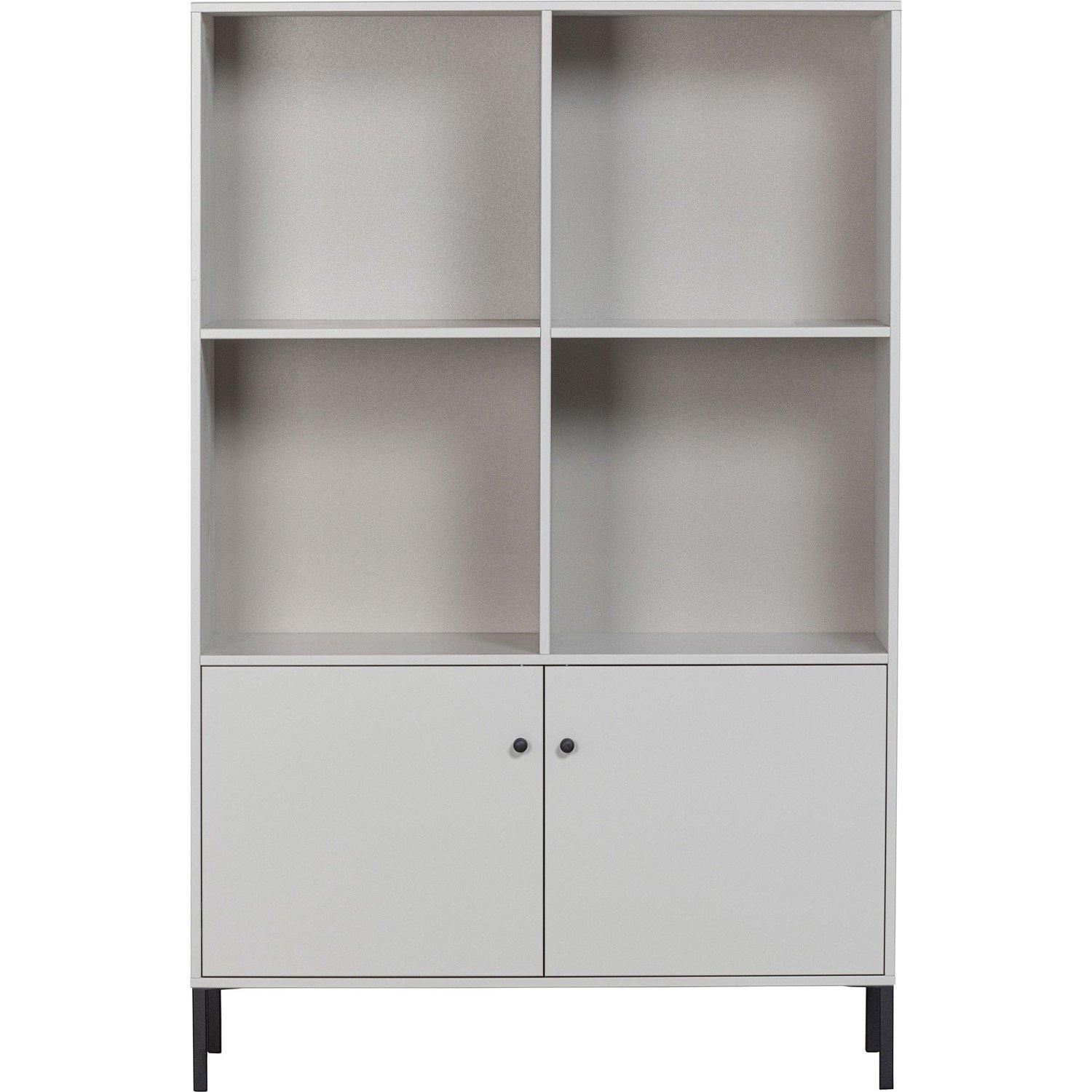 mutoni Schrank Xam offen Kiefer cloud grey 160x107  