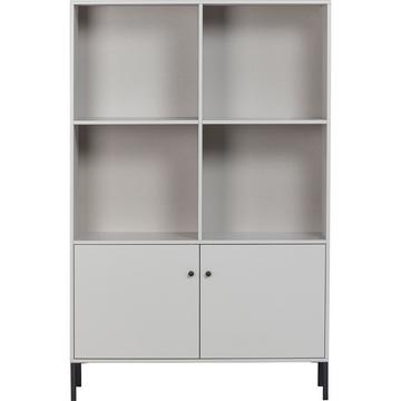 Xam armoire ouverte pin nuage gris 160x107