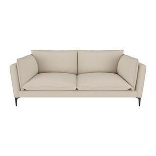 Vente-unique Sofa 3-Sitzer - Cord - Beige - KESTREL  