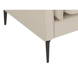 Vente-unique Sofa 3-Sitzer - Cord - Beige - KESTREL  