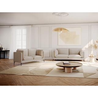 Vente-unique Sofa 3-Sitzer - Cord - Beige - KESTREL  