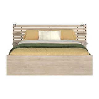 Vente-unique Letto 180 x 200 cm Con vani portaoggetti  Naturale  - TENALIA  