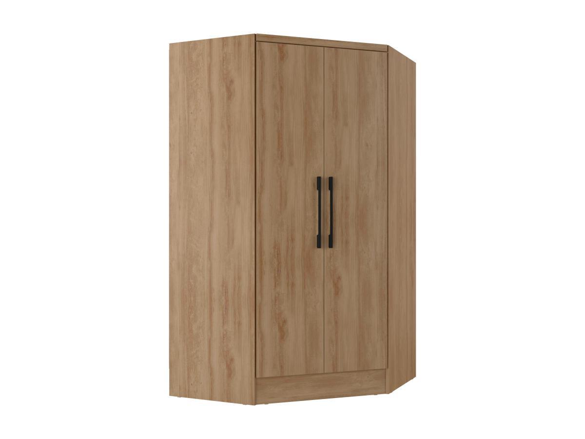 Image of Eckkleiderschrank - 2 Türen - 101 Cm - Holzfarben - Aurali Unisex Beige ONE SIZE