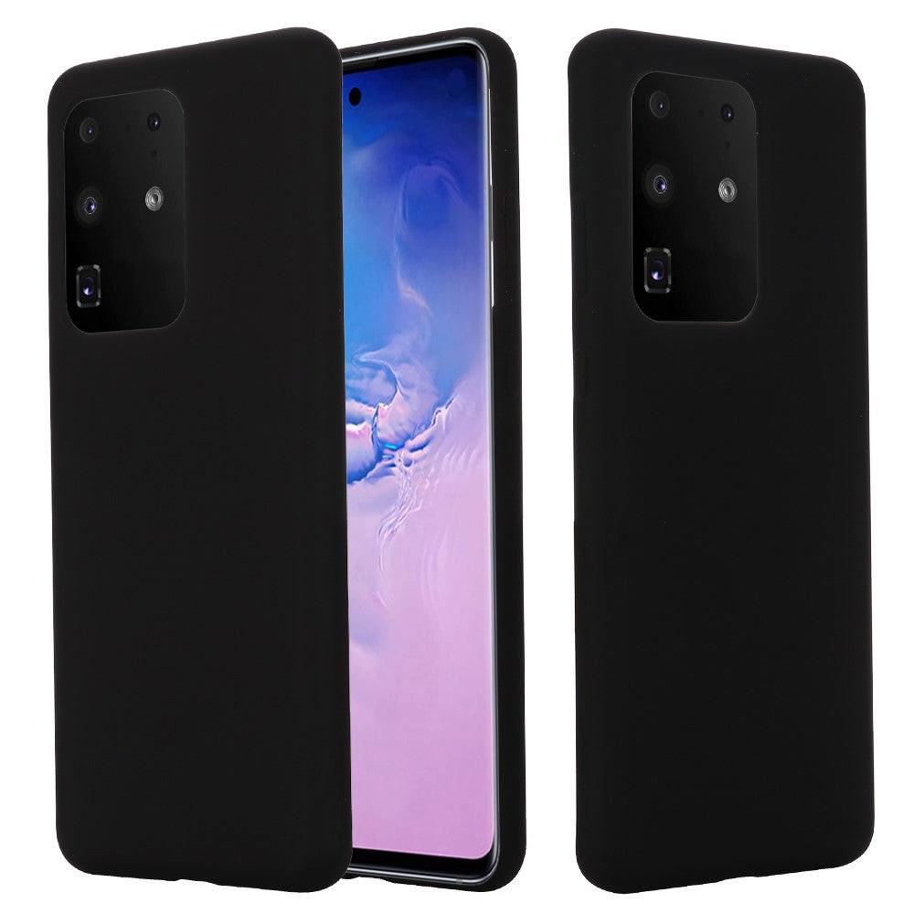 Image of Galaxy S20 Ultra - Matte Silikon Gummi Hülle Schwarz