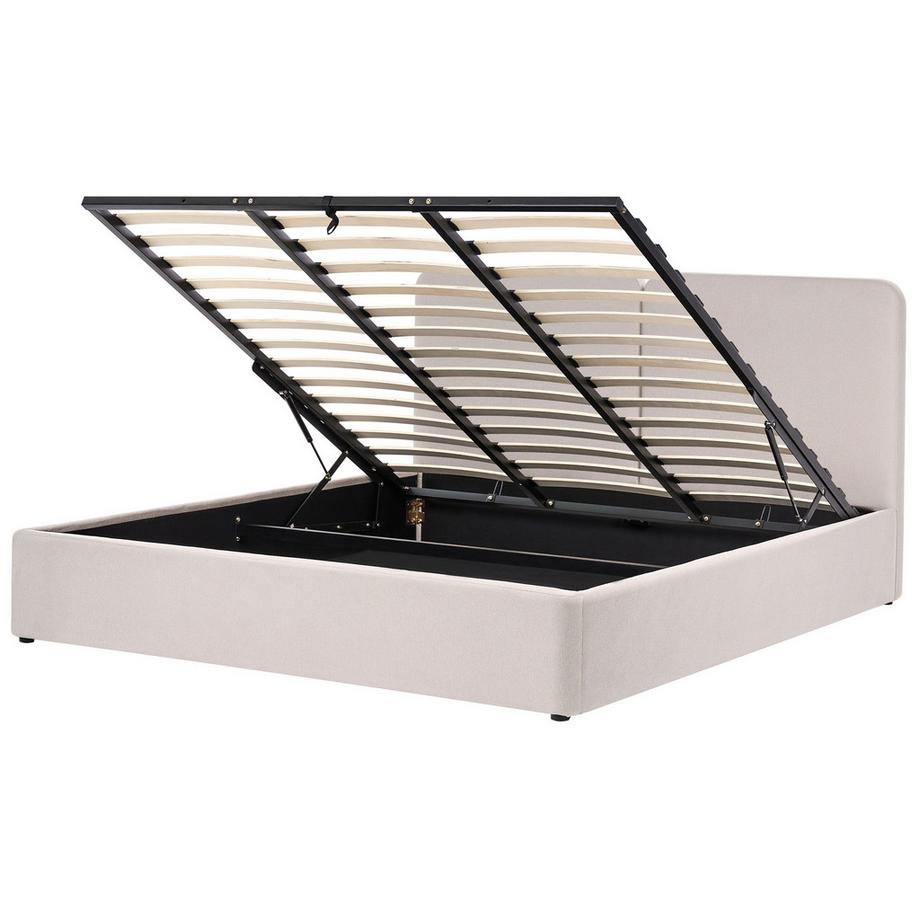 Letto contenitore en Tessuto Minimalista ARBOIS