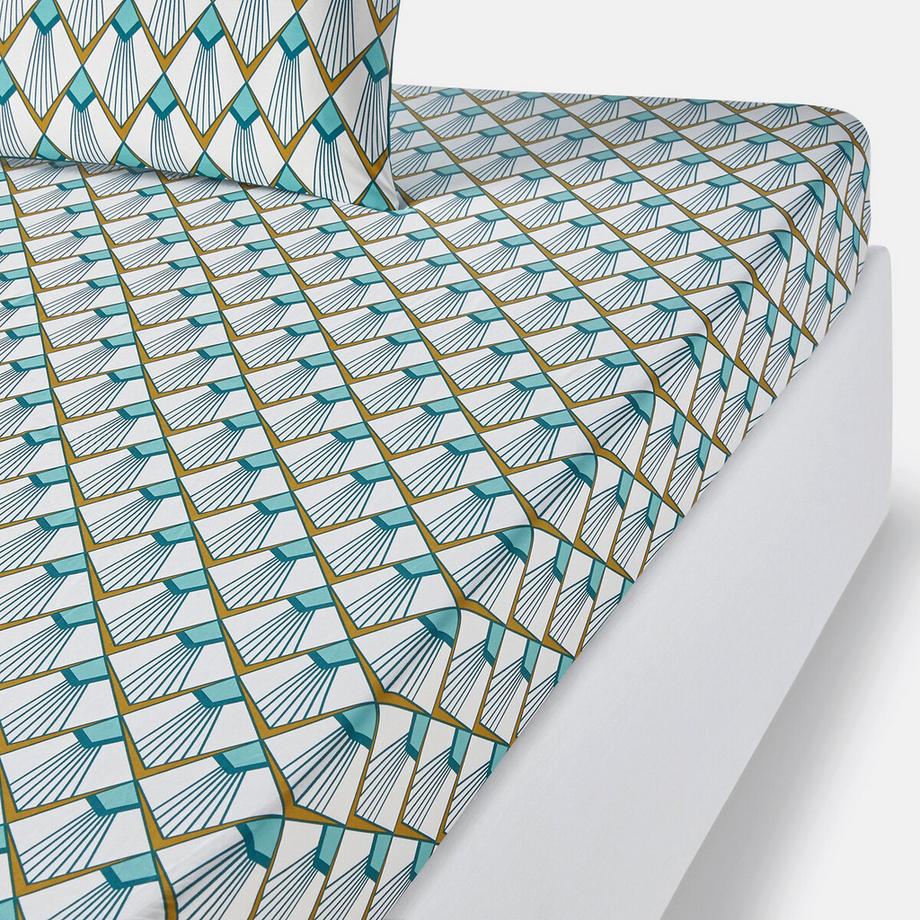 Drap housse percale de coton