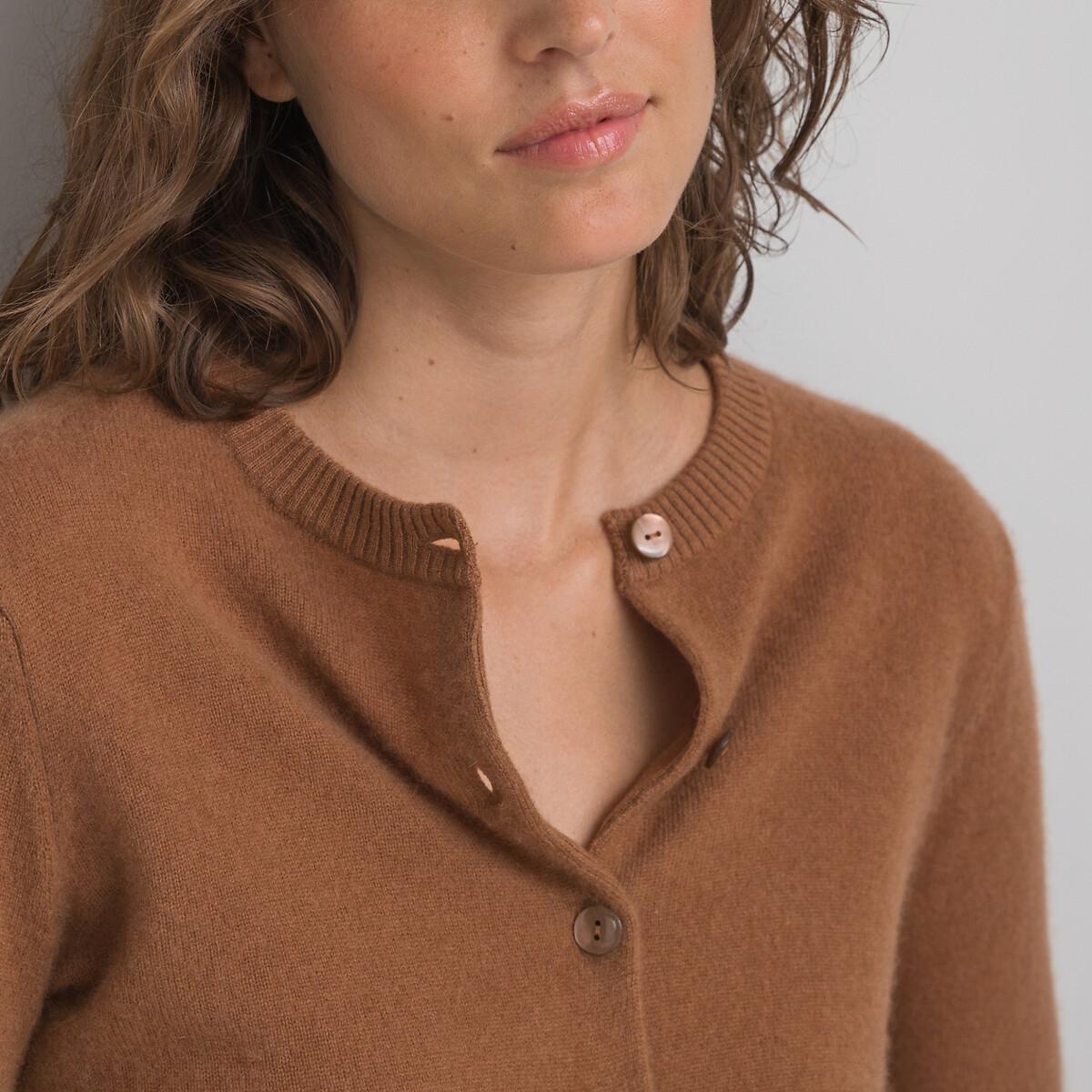 La Redoute Collections  Cardigan en fine maille cachemire 