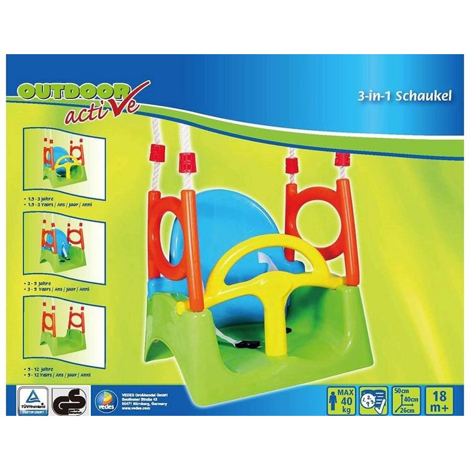 Hoffmann  Outdoor Active 3 in 1 Schaukel 