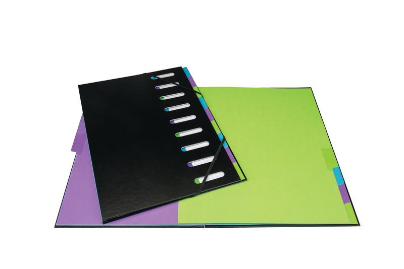 Image of BIELLA Ordnungsmappe Black Office schwarz 9-teilig BIELLA Ordnungsmappe Black Office schwarz 9-teilig