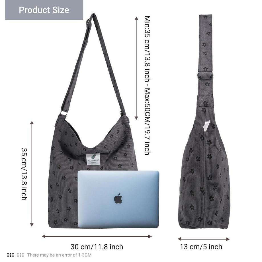 Only-bags.store Große Cord Einkaufstasche  