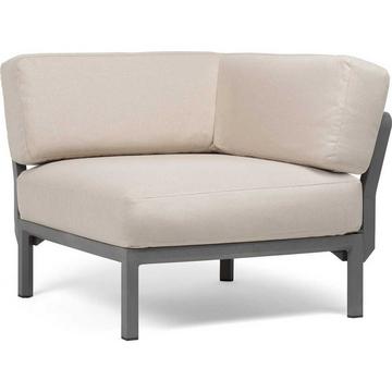 Elément d&#039;angle salon de jardin Maximo gris beige