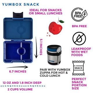 Yumbox Yumbox Snack S Monte Carlo Blue Navy Znüni Lunch Box  