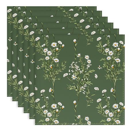 Alopini Napkins ensemble de 6, cloth napkins  