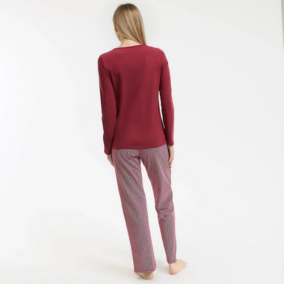 SO'HOME Langarm Baumwoll Jersey Pyjama  