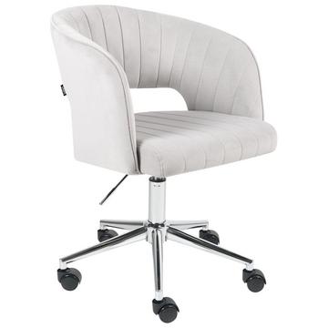 Chaise de bureau en Velours Scandinave KATONAH