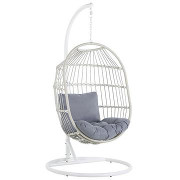 Hängesessel mit Gestell aus PE Rattan Boho ALBA