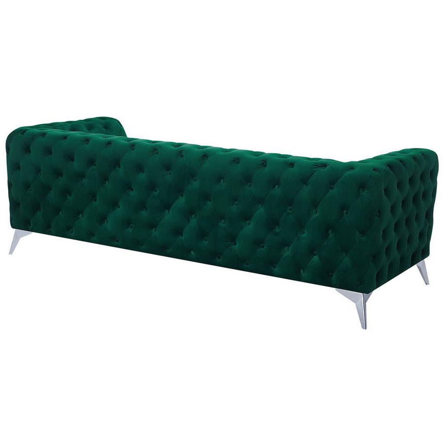 Beliani 3 Sitzer Sofa aus Samtstoff Klassisch SOTRA  