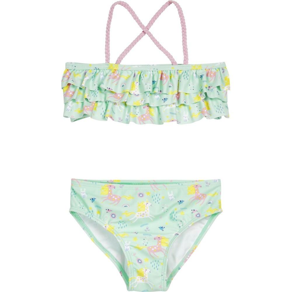 Image of Bikini Mit Uv-schutz, Mädchen Unicorn Unisex Pastellgrün 7-8A